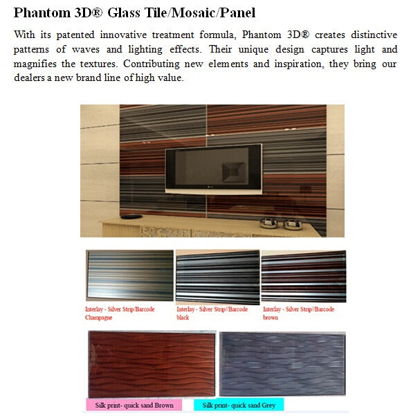 Phantom3d Glass Tile